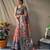 Light Orange Soft Cotton Kalamkari Printed Saree