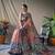 Light Orange Soft Cotton Kalamkari Printed Saree
