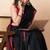 Black handloom pure cotton all over jamdani buta and big tassels saree