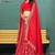 Georgette Red sequin Embroidered Bridal Lehenga Choli