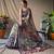 Light Green Soft Cotton Kalamkari Printed Saree