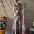 Light Green Soft Cotton Kalamkari Printed Saree