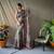 Light Green Soft Cotton Kalamkari Printed Saree