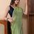 Light green pure cotton handloom jamdani and tassels saree