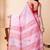 Pink handloom mark pure cotton jamdani saree