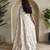 Beige Tussar silk blend Embroidered Saree