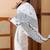White handloom mark mul cotton jamdani and tassels saree