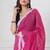 Pink handloom mark dhanikhali mul cotton jamdani saree