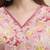 Yufta pink pure cotton floral thread work straight kurta trouser dupatta set