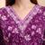 Yufta violet pure cotton kurta dupatta pant set