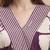 Yufta purple floral a-line kurta trouser dupatta set