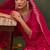 Yufta pink embroidered straight kurta palazzo dupatta set have a lining kurta