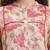 Yufta pink floral print linen a-line kurta trouser set