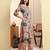 Yufta peach ethnic motifs a-line kurta trouser set