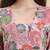 Yufta multi floral print a-line kurta trouser set