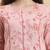 Yufta pink floral print a-line kurta trouser set kurta design show botton and piping