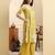 Yufta lime green pure cotton a line kurta set