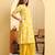 Yufta yellow pure cotton  kurta set