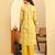 Yufta yellow pure cotton  kurta set