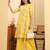 Yufta yellow pure cotton  kurta set