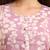 Yufta purple cotton flared kurta set