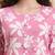 Yufta pink pure cotton straight kurta trouser set