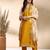 Stylish designer rayon biscuit slub fabric embroidery work kurta set with chanderi jaquard dupatta