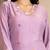 Yufta lavender resham embroidery a-line chanderi silk kurta trouser dupatta set