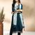 Stylish designer rayon biscuit slub fabric embroidery work kurta set with chanderi jaquard dupatta