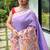 Lavender Rich Paithani silk blend Saree
