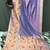 Lavender Rich Paithani silk blend Saree