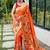Orange Rich Paithani silk blend Saree