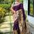 Purple Rich Paithani silk blend Saree