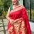Red Rich Paithani silk blend Saree