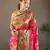 Rani Pink Paithani silk blend Saree