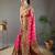 Rani Pink Paithani silk blend Saree