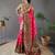 Rani Pink Paithani silk blend Saree