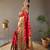 Red Paithani silk blend Saree