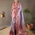 Lavender Paithani silk blend Saree
