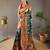 Dark Green Paithani silk blend Saree