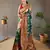 Dark Green Paithani silk blend Saree