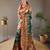 Dark Green Paithani silk blend Saree