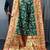 Dark Green Paithani silk blend Saree