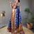 Navy Blue Paithani silk blend Saree