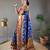 Navy Blue Paithani silk blend Saree