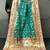Rama Green Paithani silk blend Saree