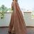 Stunning Beige Silk Sequins Party Wear Lehenga Choli With Dupatta