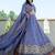 Beautiful Lavender Silk Sequins Embroidered Lehenga Choli With Dupatta