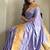 Lavender silk blend Sarees 