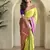 Lime silk blend Sarees 